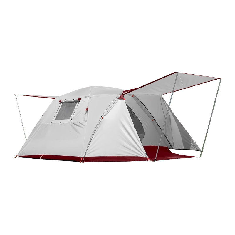 4 person camping tent with one room and one living area