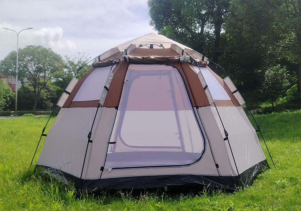 260x260x150 cm Hexagonal Automatic Tent