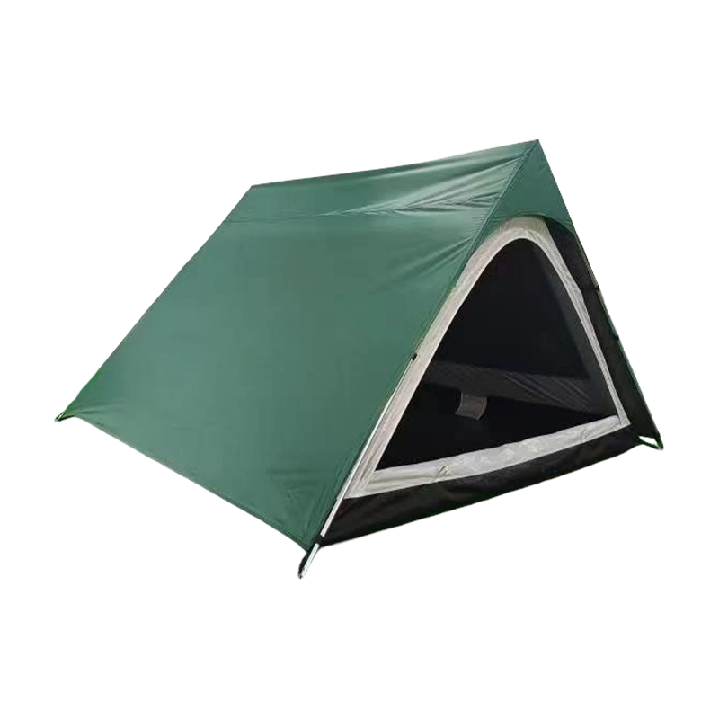 4 person aluminum alloy triangular camping tent
